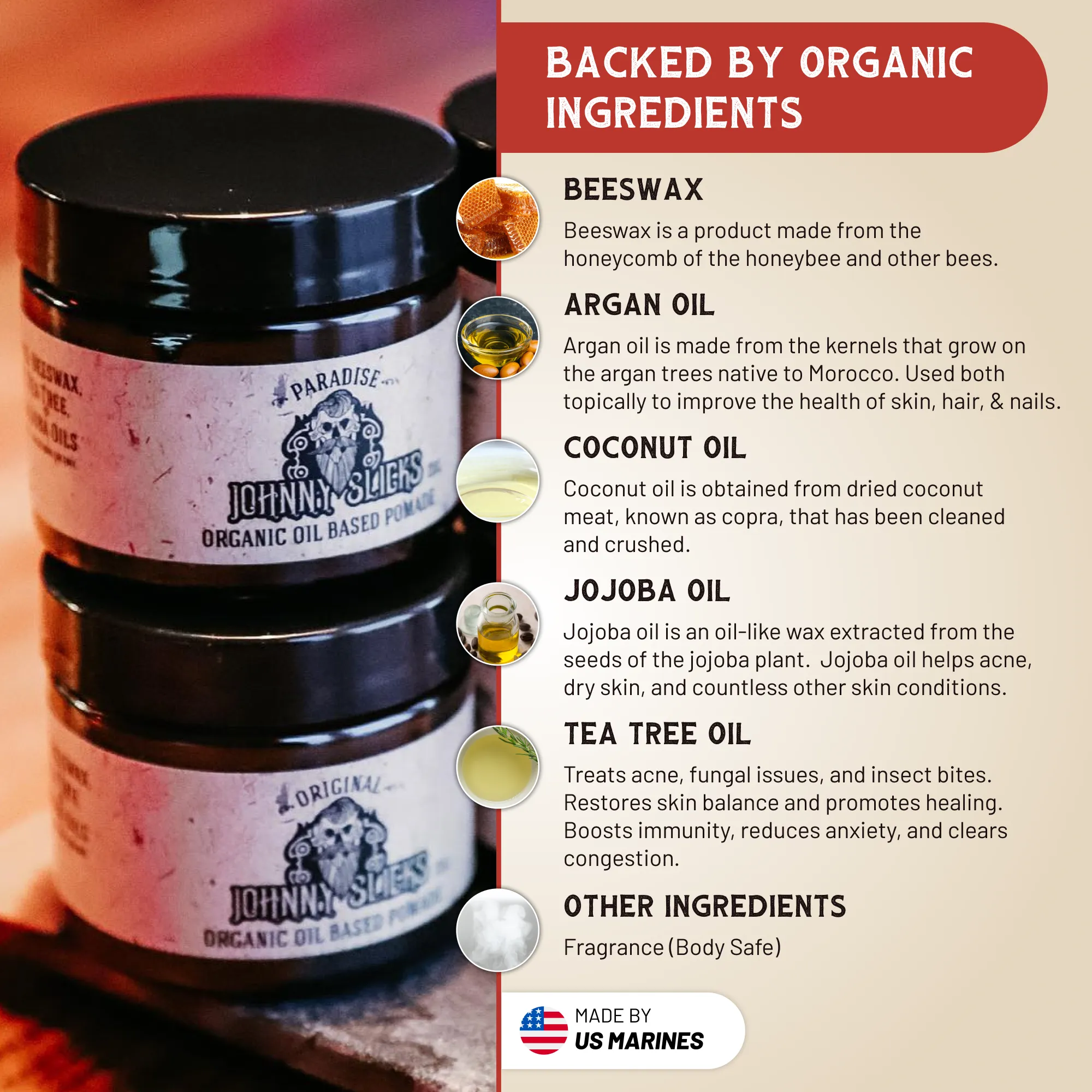 Organic Oil Based Pomade - Image 3