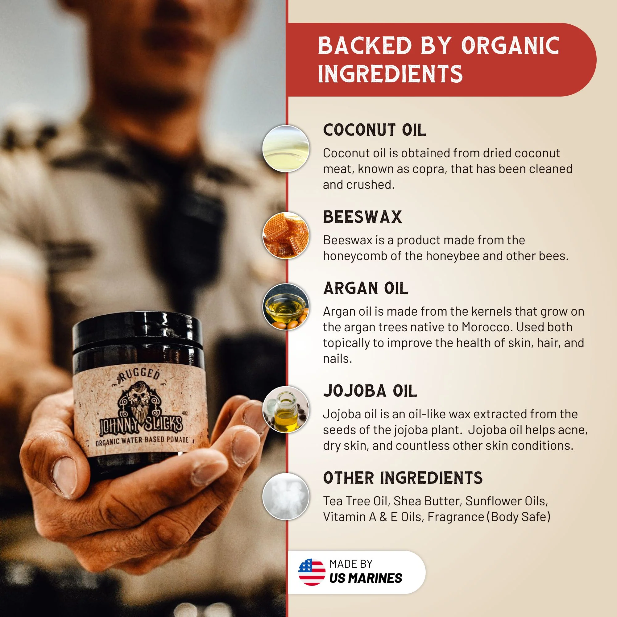 Organic Water Based Pomade - Image 3