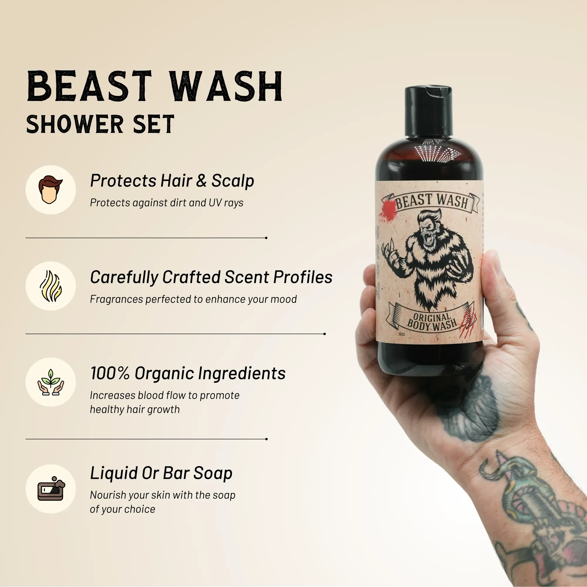 Beast Wash Shower Set - Image 4